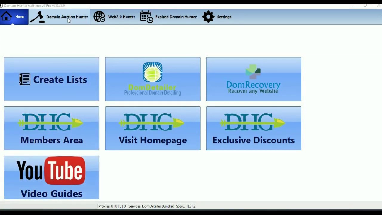 How to use Domain Hunter Gatherer Pro