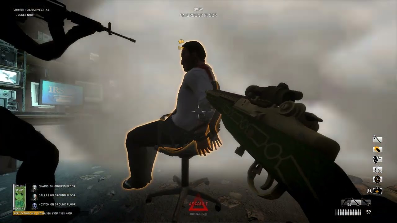 PAYDAY: The Heist Undercover OVK 145+ Solo (With Bots)