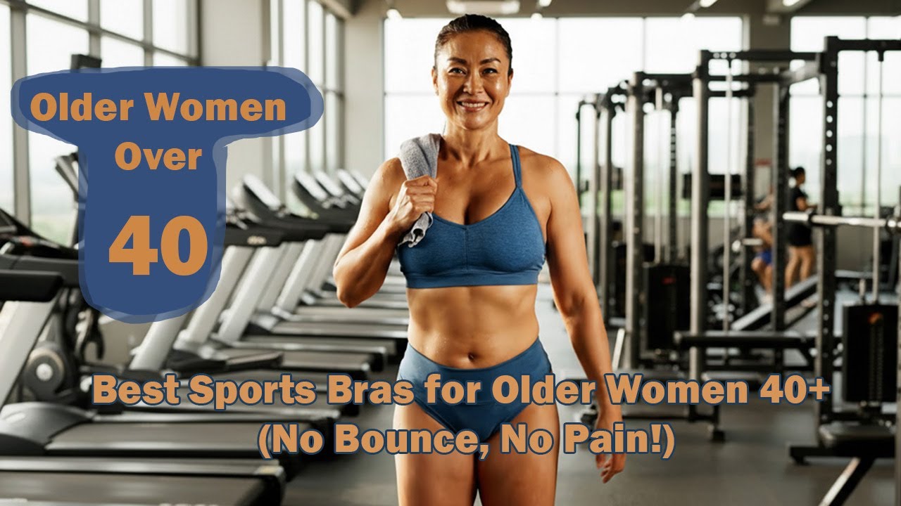 Лучшие спортивные бюстгальтеры для женщин старше 40 лет (без пружин, без боли!)