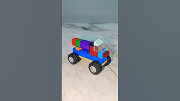 lego Oil Truck | Building Blocks Truck | ASMR sound| Satisfying Diy #asmr #asmrsounds #shorts