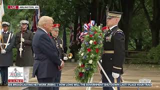 FULL EVENT: President Trump Participates in Wreath Laying Ceremony - 05/25/26 screenshot 5