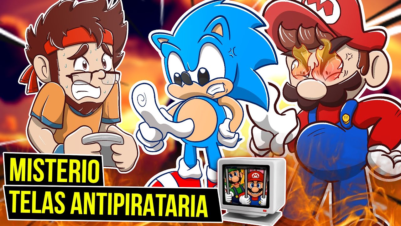 VERDADE ASSUSTADORA das TELAS Contra Pirataria de Vídeo Game