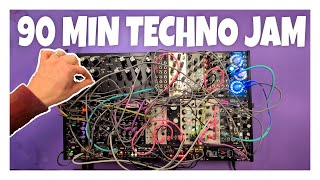 90 Minute LIVE MODULAR TECHNO | Eurorack