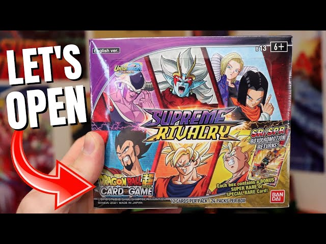 supreme rivalry booster box release date DRAGON BALL SUPER DIVERS First Pack main image 1