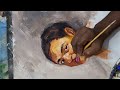 Acrylic portrait || How to colour acrylic portrait #acrylic #painting