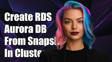 How to Create an RDS Aurora DB Instance in an Existing Cluster from Snapshot