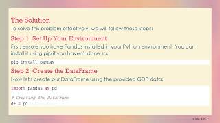 Finding the Start of Recession Using GDP Data in Python
