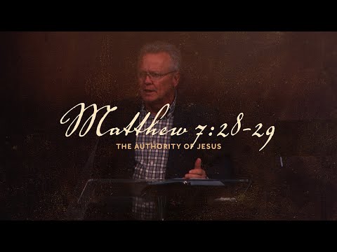 The Authority of Jesus  |  Matthew 7:28-29  |  Gregg Heinsch  |  A.D. Nov 12, 2023
