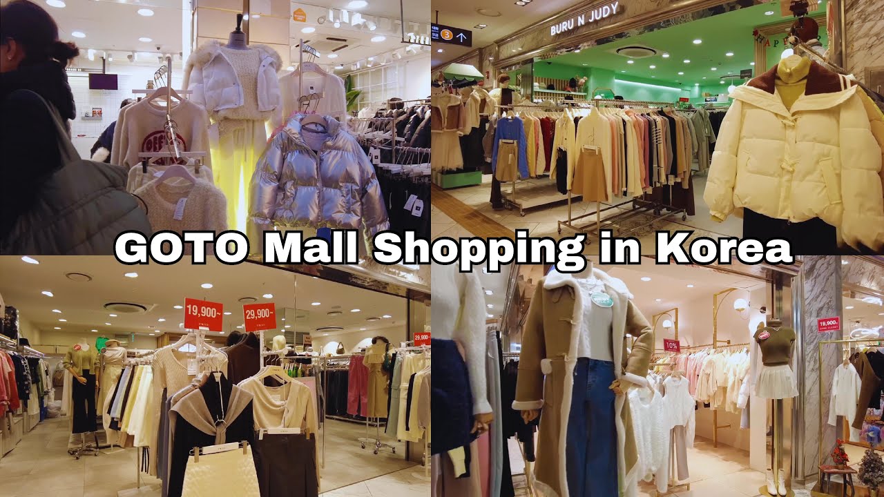 Shopping in Korea | GOTO Mall Shopping in Gangnam | Korean Winter Fashion | CASUAL WINTER OUTFITS