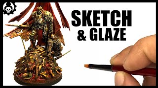 How to GLAZE Miniatures | Vallejo Game INKs Miniature Painting