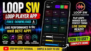 LOOP SW App Demo | Free Loop Player & Beat App | How To Use LOOP SW | Soundwave Production screenshot 3
