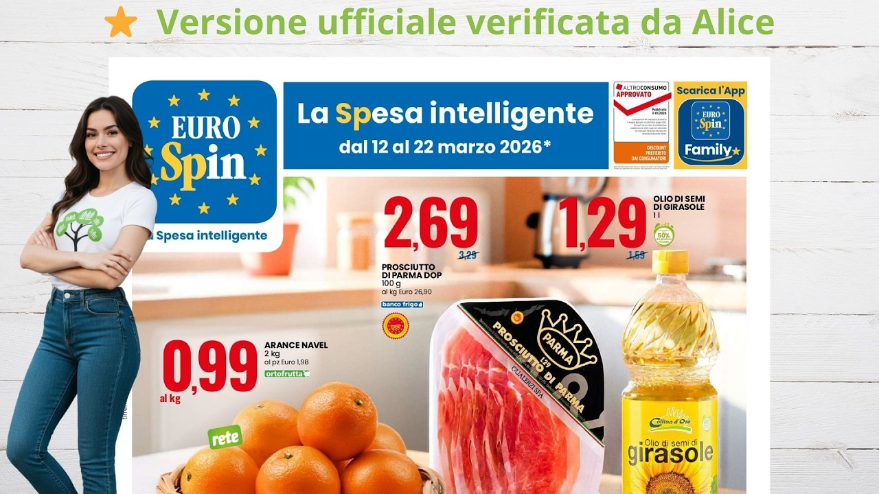 Volantino Eurospin dal 12 al 22 Marzo 2026