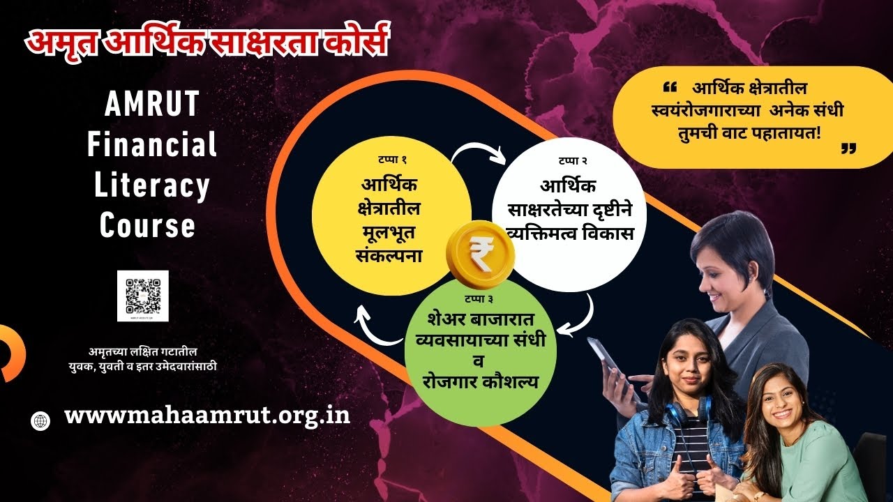 तुमचं आर्थिक भविष्य उज्ज्वल करणारे अमृत फाइनेंशियल लिटरेसी प्रशिक्षण! Amrut Financial literacy