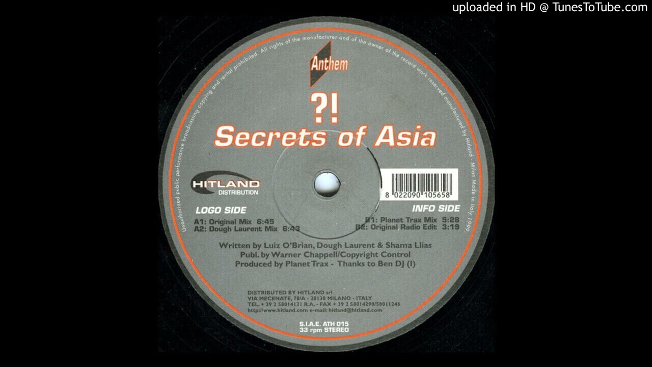 Rainmaker - Secrets Of Asia (Planet Trax Mix) 1999