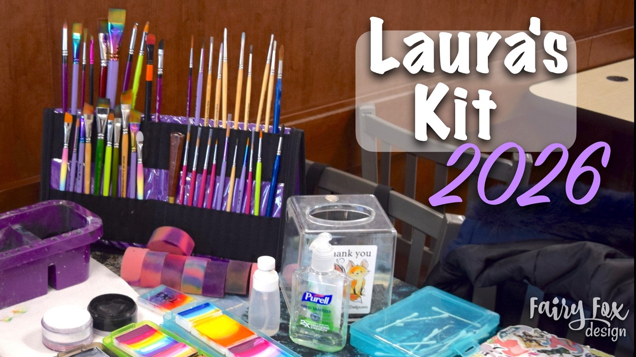 Laura's Face Paint Kit - 2026! - YouTube Laura's Face Paint Kit - 2026! - YouTube