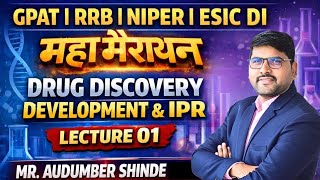 Details DRUG DISCOVERY DEVELOPMENT & IPR II PHARMACEUTICS II GPAT 2027 II Mr. AUDUMBAR SIR II APAGPATACADEMY News
