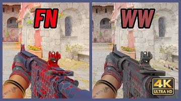 M4A4 Converter | CS2 All Floats In-Game Showcase [4K]