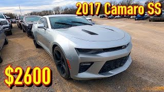 Copart Walk Around 262020 + Carnage + 2017 Camaro SS $2600