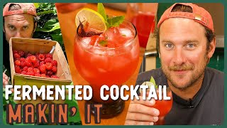 Fermented Wineberry Cocktail | Makin' It! | Brad Leone