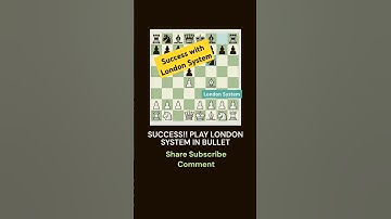 SUCCESS PLAYING LONDON SYSTEM IN BULLET #chess #schach #ajedrez #xadrez #caturday #chessgame #catur
