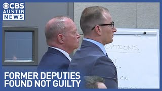 Jury acquits ex-Williamson County deputies of manslaughter