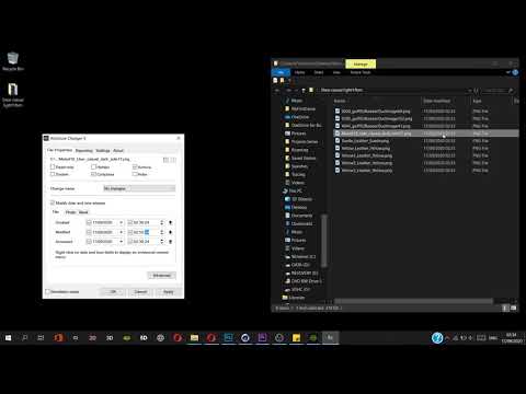 Attribute Changer: edit meta data for created, modified, accessed info of files to set timestamps
