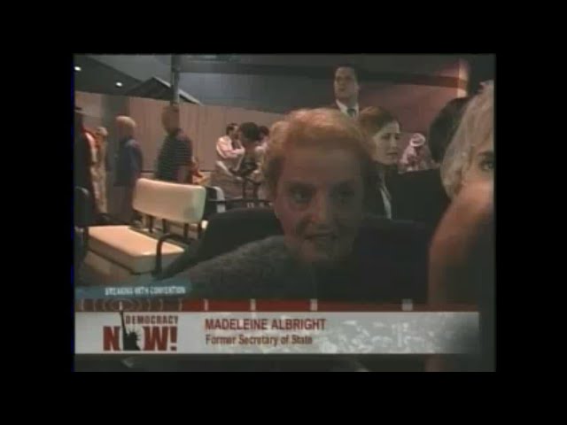 Confronting Madeleine Albright