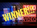 2500 Subscriber Giveaway WINNER!