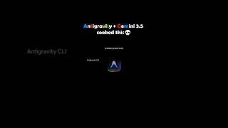 Antigravity CLI + Gemini 3.5 is INSANE 🤯 | AI Coding Just Leveled Up! #shorts #developer #gemini