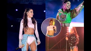 Tini cantó “Oye” a capela en Río Gallegos y cautivó a la audiencia