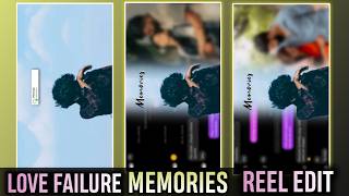 Love Failure Memories Reels Editing Tutorial Telugu  💔 | Photos & Chats Video Edit