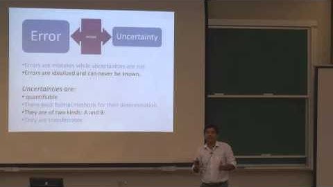 Measurements & uncertainties (Pre-lab session 2)
