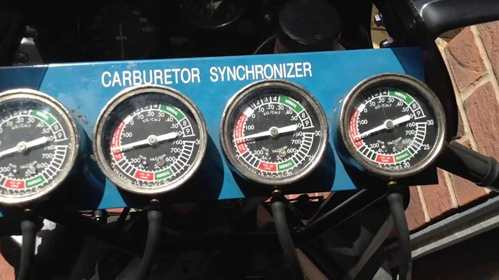 Honda CBR400RR carb balance