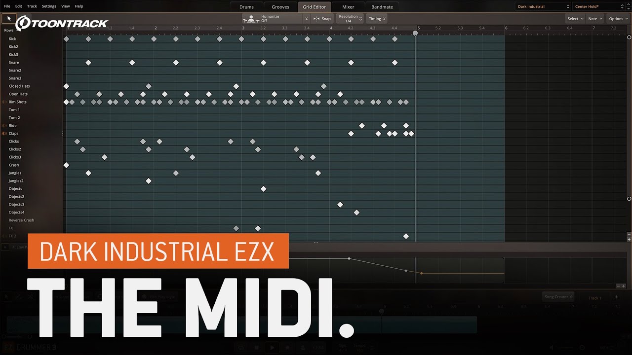 Dark Industrial EZX: The MIDI - YouTube