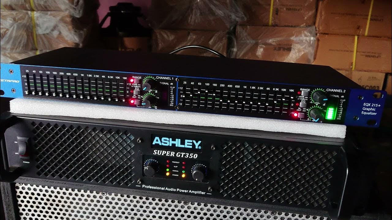 testing equalizer zetapro 215 Plus sub suara sangat Jernih YouTube