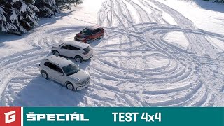 VW TIGUAN - HONDA CR-V - HYUNDAI TUCSON - TEST SUV 4x4 ENG SUB a DUNLOP WS5