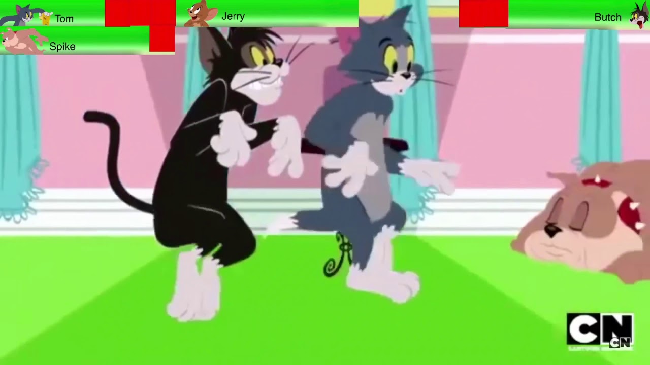 Tom vs. Butch with Healthbars YouTube