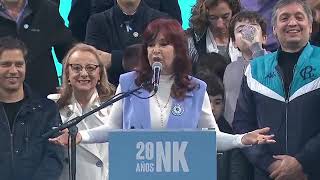 A 20 años de la asunción de Néstor Kirchner ❤️🇦🇷 En vivo desde Plaza de Mayo.