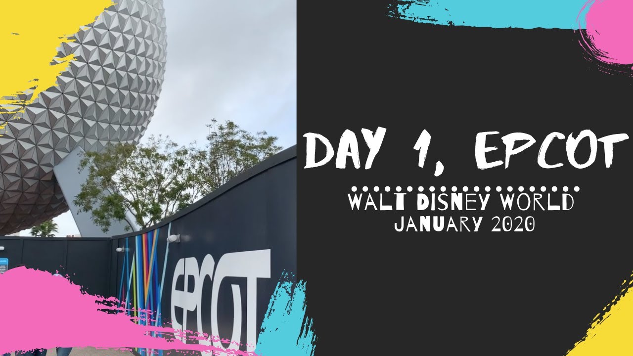 WALT DISNEY WORLD, JAN 2020. Day 1, Epcot! FROZEN, SKYLINER, VIA NAPOLI