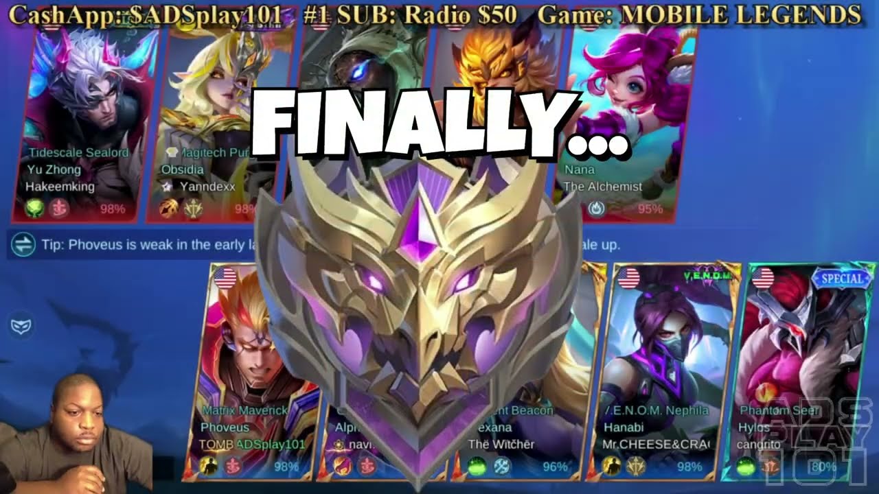 FINALLY MYTHIC!!!!! 5/27/26 #mobilelegends #mlbb #adsplay101