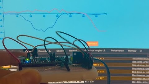 sending defmt + 2 axis accelerometer data to browser