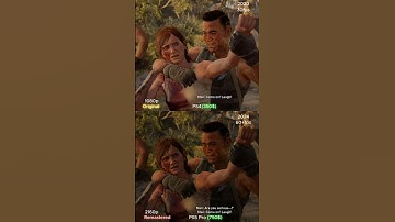 THE LAST OF US 2 PS5 PRO VS PS4 Realistic Graphics Comparison #thelastofus2 #ps5pro #shorts