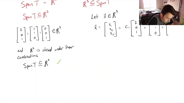 Proving a Set of Vectors is a Basis - Linear Algebra