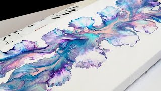 STUNNING PALETTE! LARGE Dutch Pour Compositions & A VERY Close Look How To Move Paint With Air!