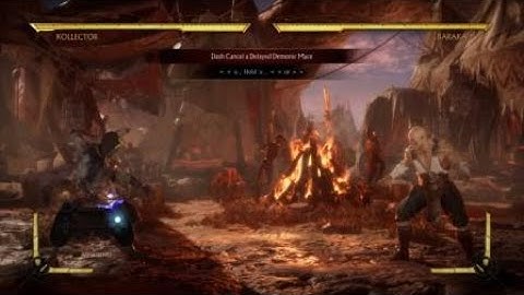 Mortal Kombat 11 Tutorial ( KOLLECTOR Dash cancel ).