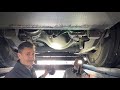 A Look Underneath a Class A Diesel Motorhome