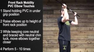 Front Rack Mobility - PVC Elbow Touches