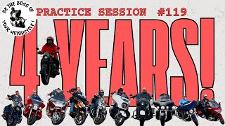 Practice Session #119 - 4th Anniversary Edition - Advanced Slow Speed Motorcycle Riding Skills