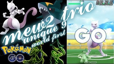 FIRST EVER TRIO MEWTWO WITH 9 UNIQUE MONS!ONLY 3 PER TRAINER!