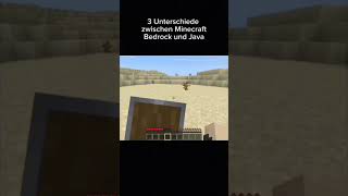 Unterschiede von Minecraft Java und Bedrock #fy #minecraft #gehviral #gaming #funny #memes #games